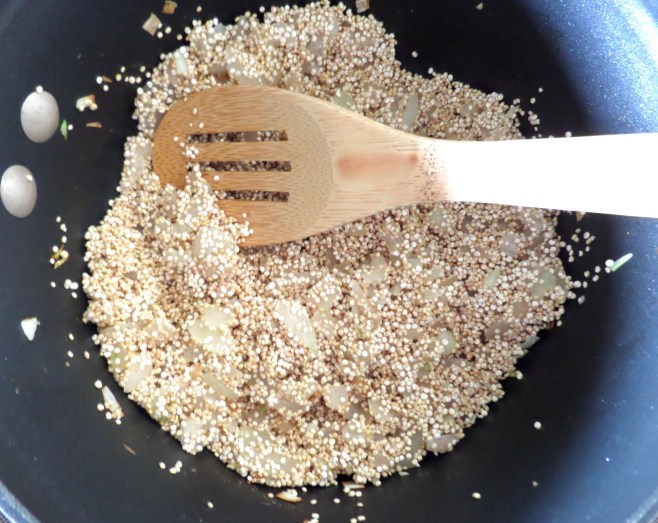 Toast the Quinoa