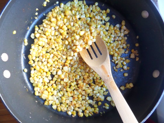 Saute Corn Kernels