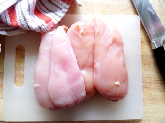 No ground chicken? Make your own. 