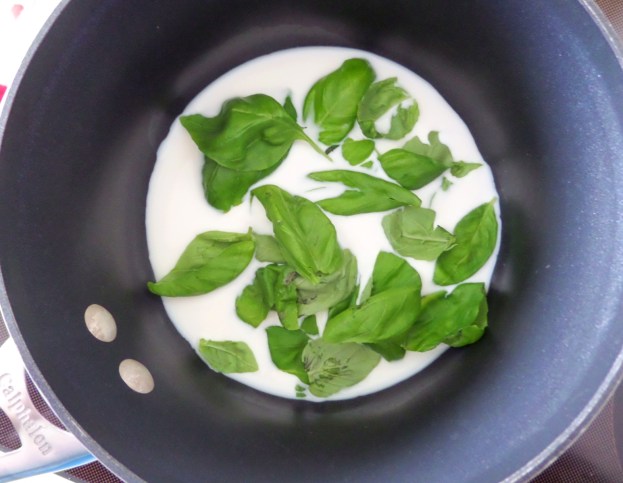 Basil Pastry Cream